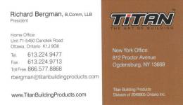 TITAN BUILDING PRODUCTS - Booth 27