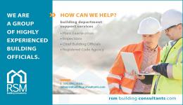 RSM BUILDING CONSULTANTS - Booth 13